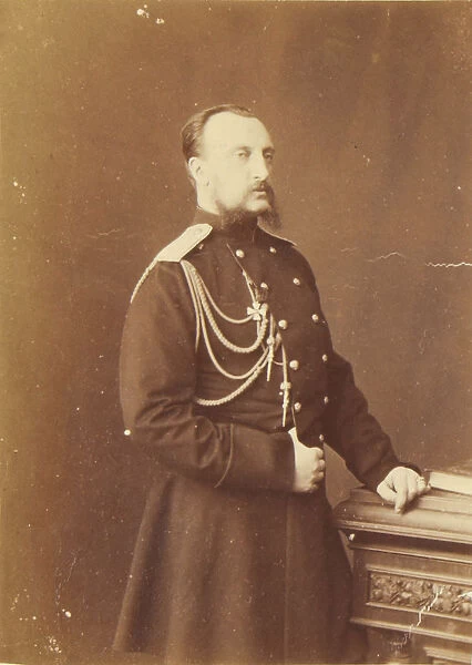 Portrait of Grand Duke Nicholas Nikolaevich (the Elder) of Russia (1831-1891), c. 1874