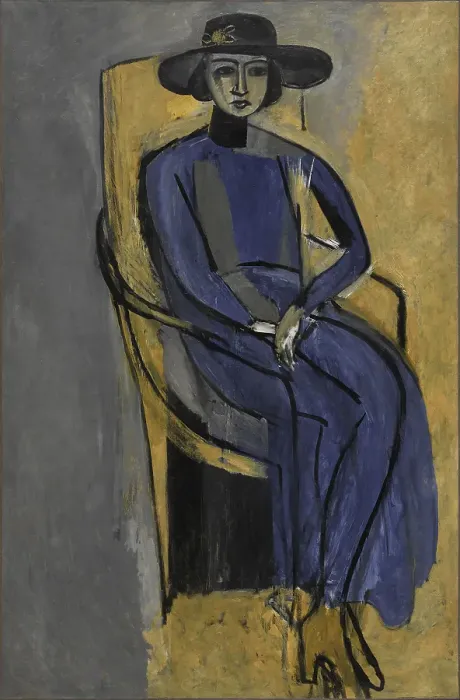 Framed Print : Portrait of Greta Prozor, 1916. Creator: Henri Matisse Framed Print : Portrait of Greta Prozor, 1916. Creator: Henri Matisse