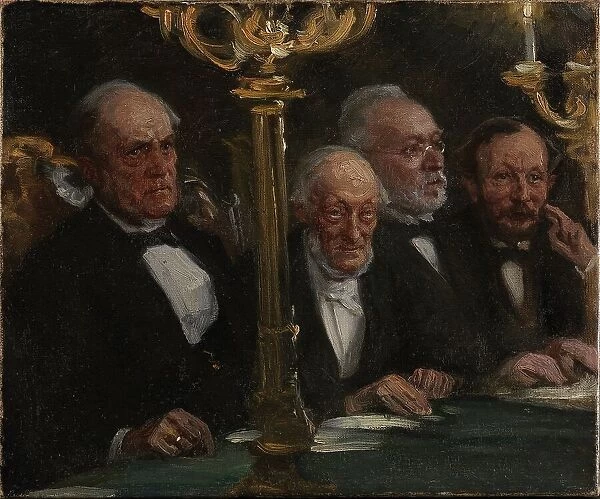 Portrait Group, 1896. Creator: Peder Severin Kroyer
