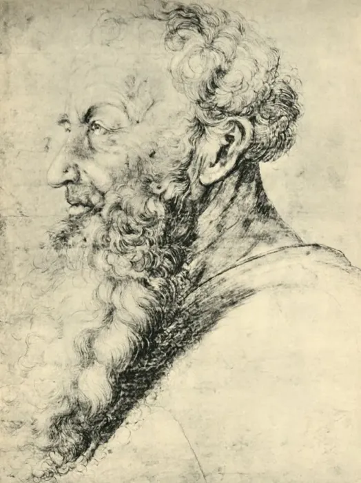 Framed Print : Portrait of Guido Guersi, 1513-1515, (1943). Creator: Matthias Gruenewald Framed Print : Portrait of Guido Guersi, 1513-1515, (1943). Creator: Matthias Gruenewald