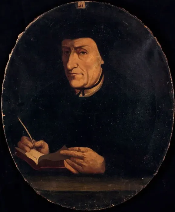 Framed Print : Portrait of Guillaume Budé (1467-1540), humanist, August 22, 1869. Creator: Jean Amable Amedee Pastelot Framed Print : Portrait of Guillaume Budé (1467-1540), humanist, August 22, 1869. Creator: Jean Amable Amedee Pastelot