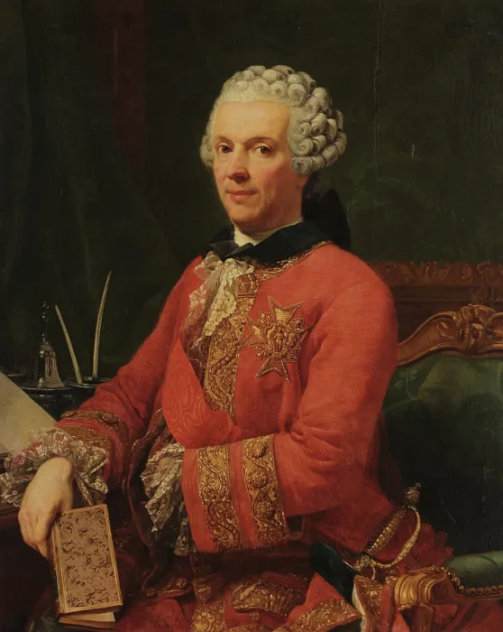 Framed Print : Portrait of Guillaume Du Tillot (1711-1774), c1760. Creator: Ferrari, Pietro Melchiorre (1735-1787) Framed Print : Portrait of Guillaume Du Tillot (1711-1774), c1760. Creator: Ferrari, Pietro Melchiorre (1735-1787)