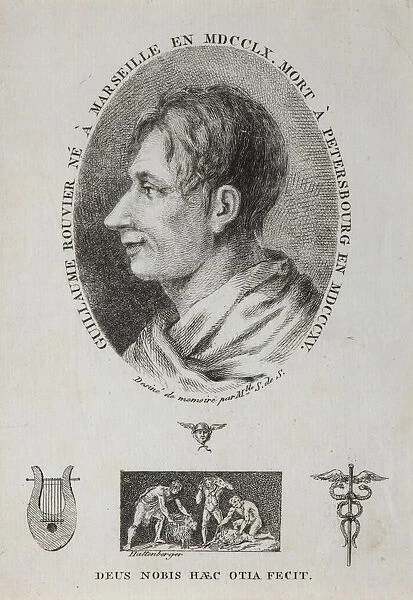 Portrait of Guillaume Rouvier (1760-1815), 1815. Artist: Hattenberger, Jean Francois Xavier (Franz) (active 1780-1815)