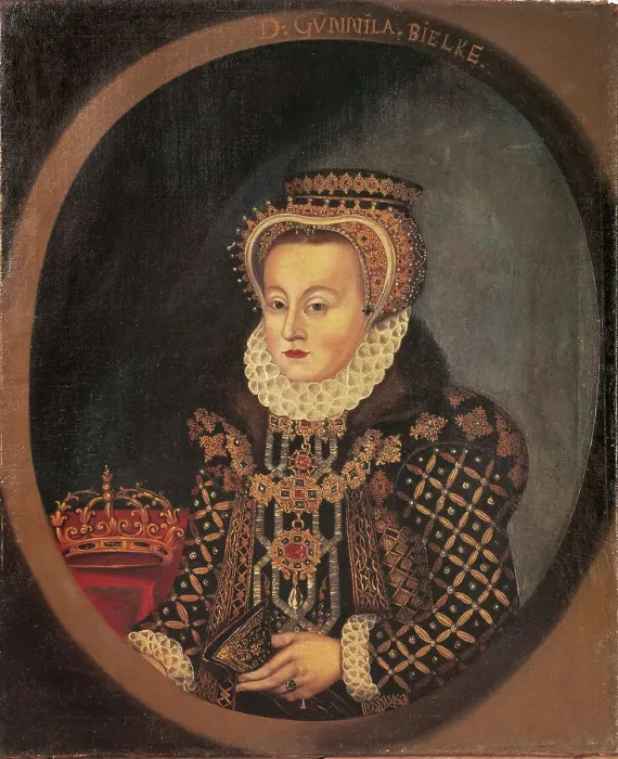 Framed Print : Portrait of Gunilla Bielke (1568-1597), Queen of Sweden, 1600s Framed Print : Portrait of Gunilla Bielke (1568-1597), Queen of Sweden, 1600s