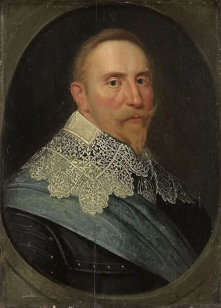 Portrait of Gustav II Adolf (1594-1632), King of Sweden, in or after c.1633. Creator: Unknown