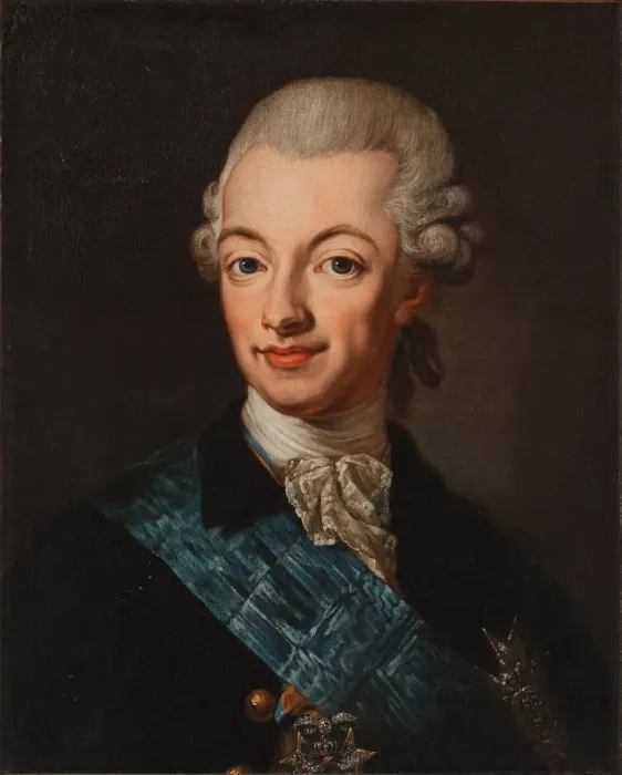 Framed Print : Portrait of Gustav III of Sweden, c. 1790. Artist: Pasch, Lorenz II (1733-1805) Framed Print : Portrait of Gustav III of Sweden, c. 1790. Artist: Pasch, Lorenz II (1733-1805)