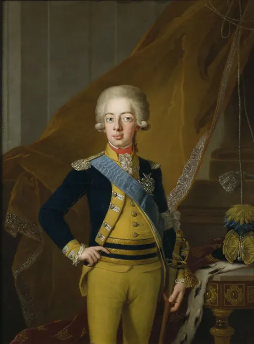 Framed Print : Portrait of Gustav IV Adolf of Sweden (1778-1837), 1793 Framed Print : Portrait of Gustav IV Adolf of Sweden (1778-1837), 1793