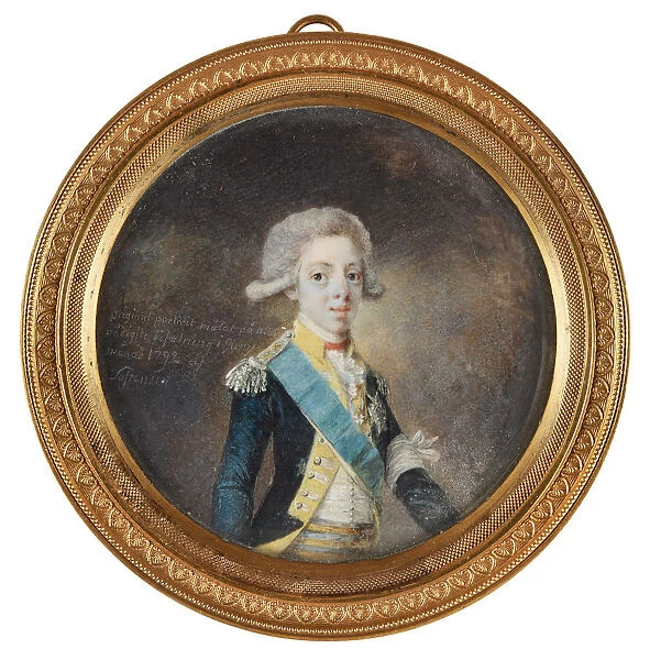 Portrait of Gustav IV Adolf of Sweden, 1792. Artist: Lafrensen, Niclas (1737-1807)