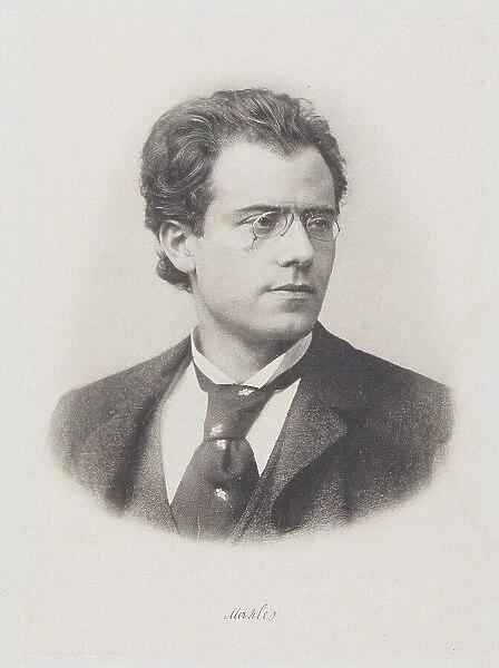 Portrait of Gustav Mahler (1860-1911), 1900s. Creator: Anonymous
