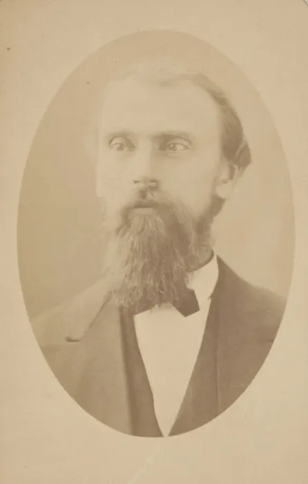 Framed Print : Portrait of Gustavus Detlef Hinrichs (1836-1923), 1872. Creator: Isaac Augustus Wetherby Framed Print : Portrait of Gustavus Detlef Hinrichs (1836-1923), 1872. Creator: Isaac Augustus Wetherby