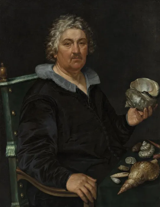 Framed Print : Portrait of the Haarlem Shell Collector Jan Govertsen van der Aer, 1603. Artist: Goltzius, Hendrick (1558-1617) Framed Print : Portrait of the Haarlem Shell Collector Jan Govertsen van der Aer, 1603. Artist: Goltzius, Hendrick (1558-1617)