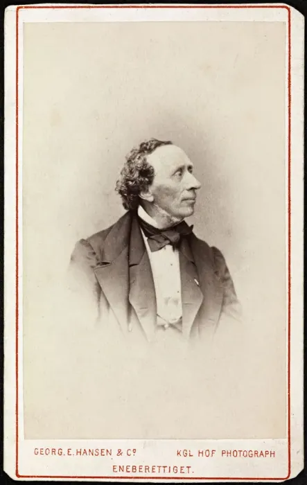 Framed Print : Portrait of Hans Christian Andersen (1805-1875), c. 1871 Framed Print : Portrait of Hans Christian Andersen (1805-1875), c. 1871
