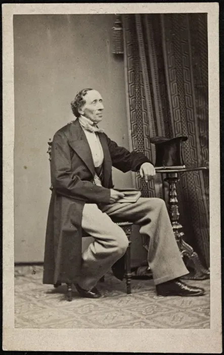 Framed Print : Portrait of Hans Christian Andersen (1805-1875), ca 1865 Framed Print : Portrait of Hans Christian Andersen (1805-1875), ca 1865