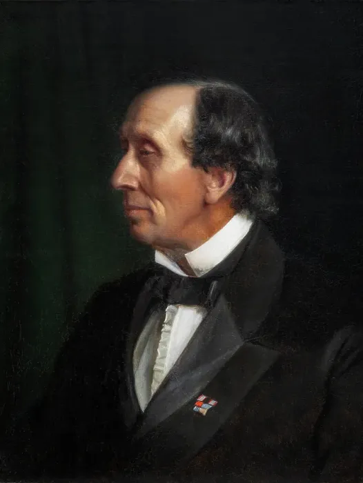 Framed Print : Portrait of Hans Christian Andersen, 1869. Creator: Carl Bloch Framed Print : Portrait of Hans Christian Andersen, 1869. Creator: Carl Bloch