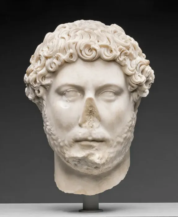 Framed Print : Portrait Head of Emperor Hadrian, 130-138. Creator: Unknown Framed Print : Portrait Head of Emperor Hadrian, 130-138. Creator: Unknown
