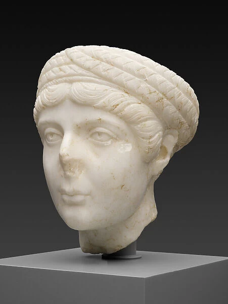 Portrait Head of a Young Woman, 130-40. Creator: Unknown