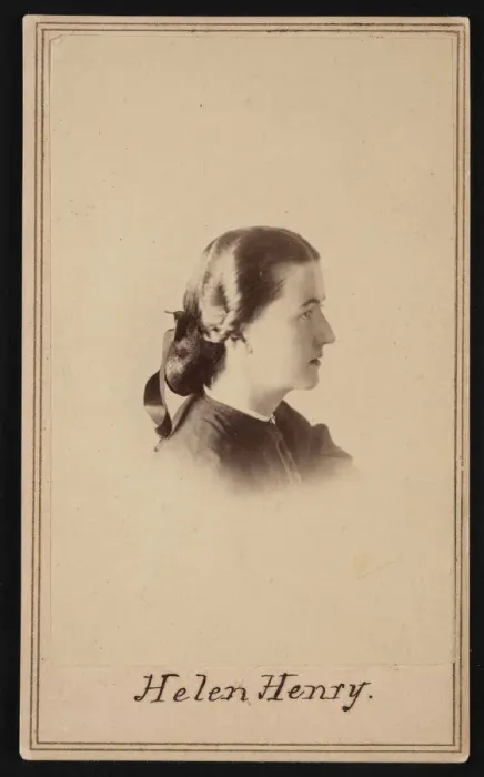 Framed Print : Portrait of Helen Louisa Henry (1836-1912), Between 1862 and 1870 Framed Print : Portrait of Helen Louisa Henry (1836-1912), Between 1862 and 1870