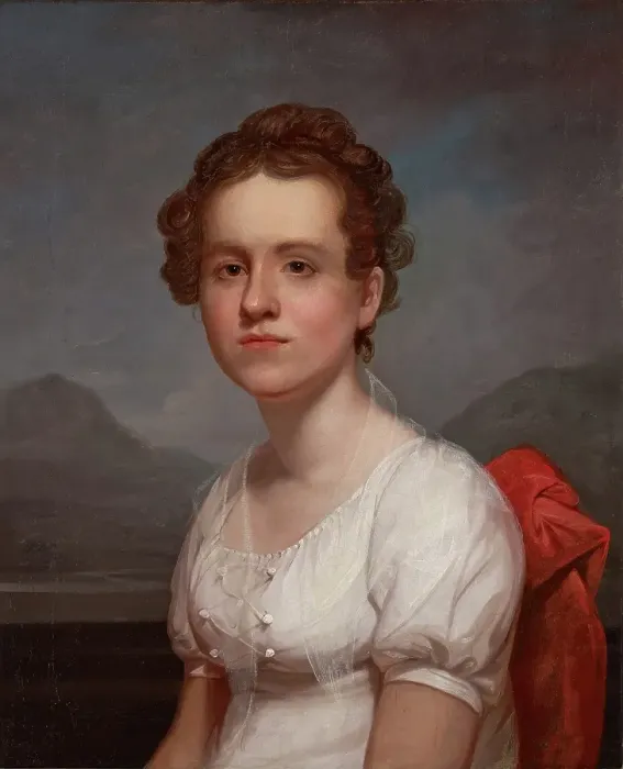 Framed Print : Portrait of Helen Miller (Mrs. Charles G. McLean), about 1806. Creator: Rembrandt Peale Framed Print : Portrait of Helen Miller (Mrs. Charles G. McLean), about 1806. Creator: Rembrandt Peale