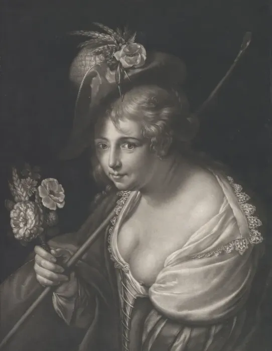 Framed Print : Portrait of Helena Fourment, 1780. Creator: William Dickinson Framed Print : Portrait of Helena Fourment, 1780. Creator: William Dickinson