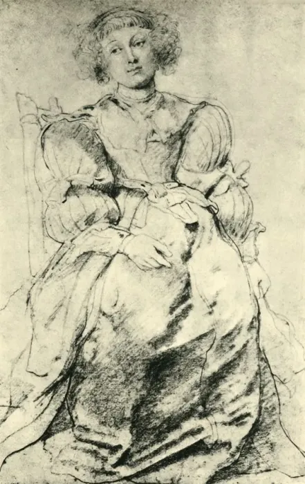 Framed Print : Portrait of Helene Fourment, c1630-1631, (1943). Creator: Peter Paul Rubens Framed Print : Portrait of Helene Fourment, c1630-1631, (1943). Creator: Peter Paul Rubens