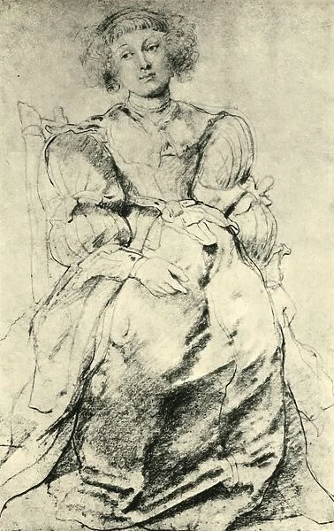 Portrait of Helene Fourment, c1630-1631, (1943). Creator: Peter Paul Rubens