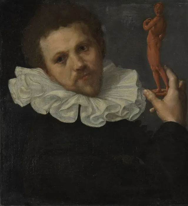 Framed Print : Portrait of Hendrick de Keyser (1565-1621), c.1575-c.1613. Creator: Cornelius Ketel