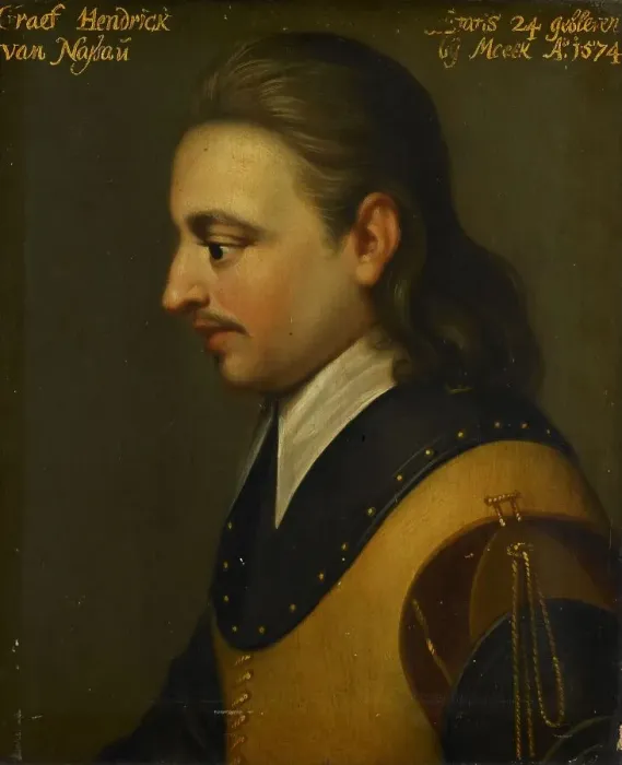 Framed Print : Portrait of Hendrik (1550-74), Count of Nassau, c.1633-c.1635. Creator: Workshop of Wybrand de Geest Framed Print : Portrait of Hendrik (1550-74), Count of Nassau, c.1633-c.1635. Creator: Workshop of Wybrand de Geest