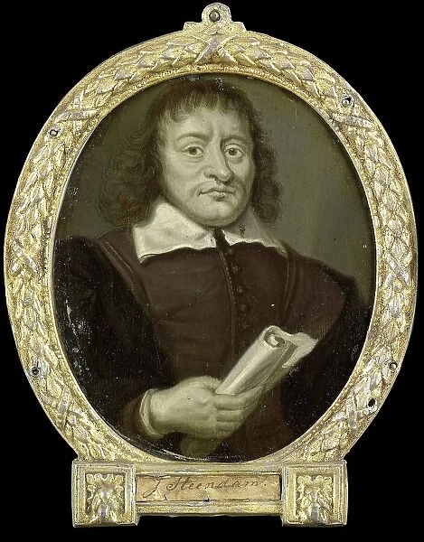 Portrait of Hendrik Bruno, Poet and Co-Rector of the Latin School in Hoorn, 1700-1732. Creator: Arnoud van Halen