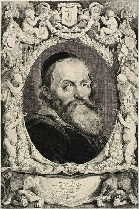 Framed Print : Portrait of Hendrik Goltzius, c. 1649. Creator: Jonas Suyderhoef Framed Print : Portrait of Hendrik Goltzius, c. 1649. Creator: Jonas Suyderhoef