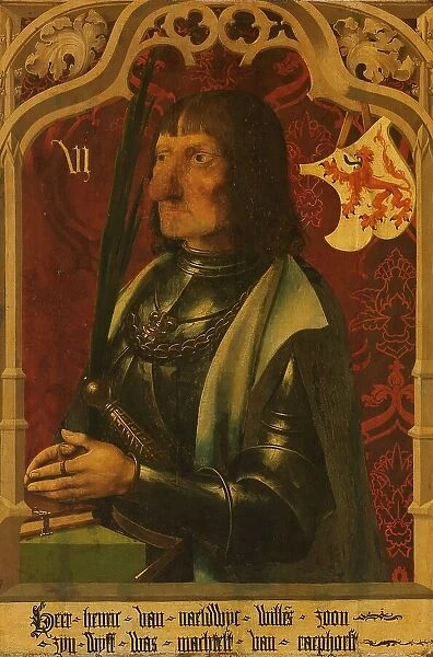 Portrait of Hendrik IV of Naaldwijk, Knight and Hereditary Marshall of Holland, c.1500-c.1506. Creator: Anon