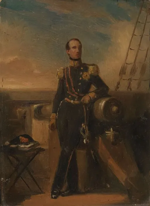 Framed Print : Portrait of Hendrik, Prince of the Netherlands, 1840-1850. Creator: Nicolaas Pieneman Framed Print : Portrait of Hendrik, Prince of the Netherlands, 1840-1850. Creator: Nicolaas Pieneman
