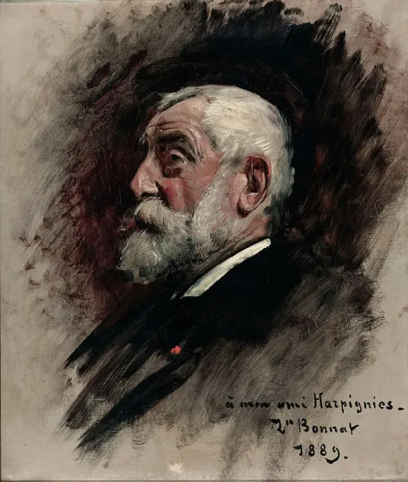 Framed Print : Portrait of Henri Harpignies, 1889. Creator: Leon Joseph Florentin Bonnat Framed Print : Portrait of Henri Harpignies, 1889. Creator: Leon Joseph Florentin Bonnat