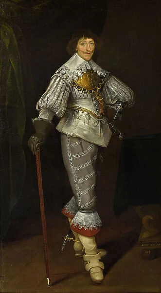 Portrait of Henri II de Lorraine (1596-1672), Comte de Chaligny, Marquis de Moÿ, 1631. Creator: Elle, Ferdinand (ca 1580-1640)