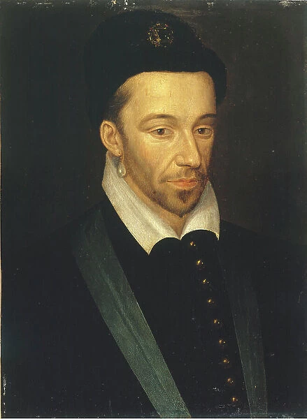 Portrait of Henri III (1551-1589), King of France, c1580. Creator: Francois Quesnel