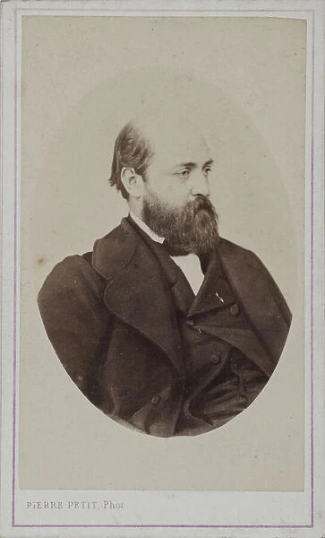 Portrait of Henri Murger (1822-1861), 1861. Creator: Petit, Pierre (1598-1677)