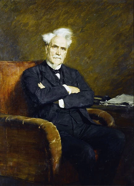 Portrait of Henri Rochefort (1830-1913), c. 1908. Creator: Baschet