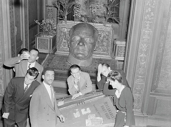 Portrait of Henry Allen, Joe Marsala, Teddy Wilson...Turkish Embassy, Washington, D.C. 1938. Creator: William Paul Gottlieb