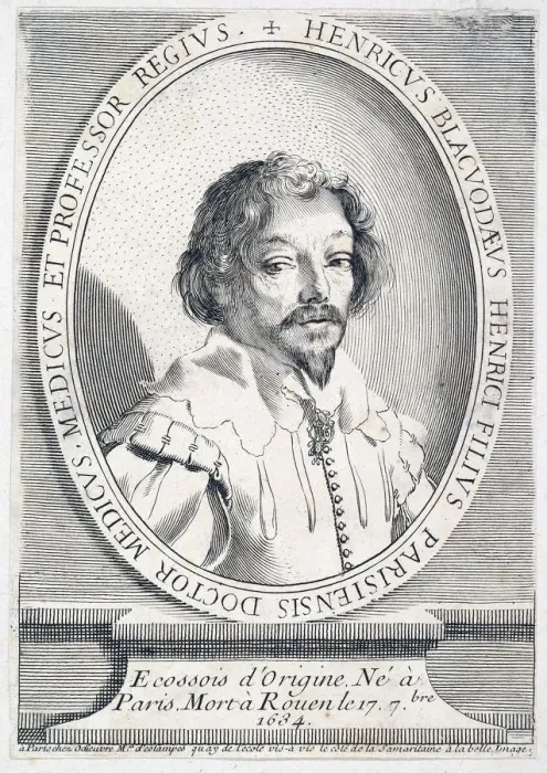Framed Print : Portrait of Henry Blackwood, died 1634, pub. 1755-65 (engraving), 1755. Creator: French School Framed Print : Portrait of Henry Blackwood, died 1634, pub. 1755-65 (engraving), 1755. Creator: French School