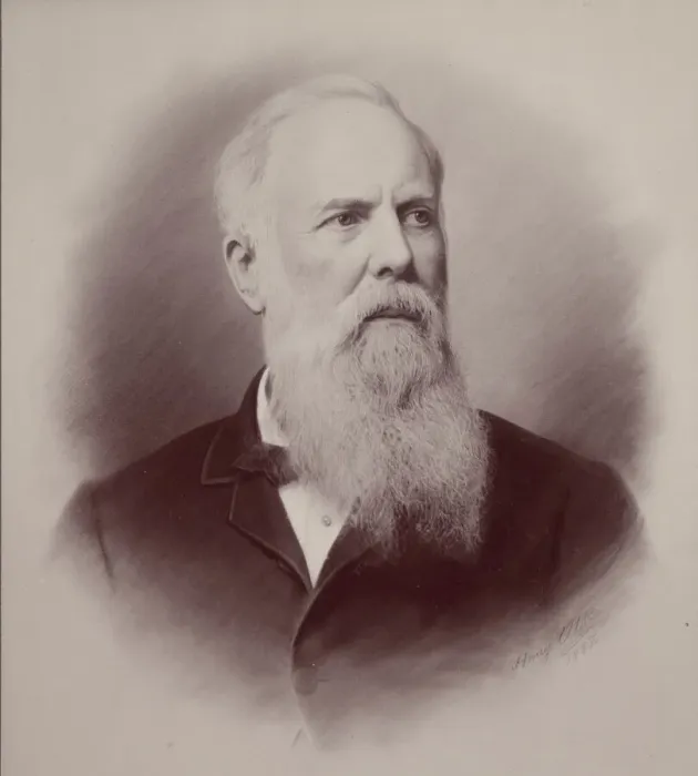 Framed Print : Portrait of Henry Coppee'(1821-1895), November 1887. Creator: Unknown Framed Print : Portrait of Henry Coppee'(1821-1895), November 1887. Creator: Unknown