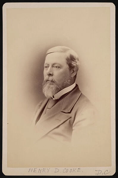 Portrait of Henry David Cooke (1825-1881), Before 1881. Creator: Charles Milton Bell