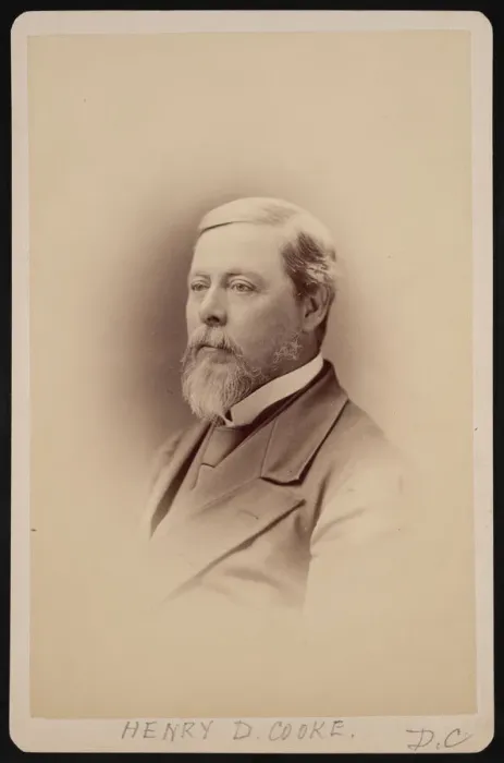 Framed Print : Portrait of Henry David Cooke (1825-1881), Before 1881. Creator: Charles Milton Bell Framed Print : Portrait of Henry David Cooke (1825-1881), Before 1881. Creator: Charles Milton Bell