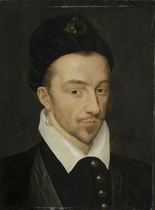Framed Print : Portrait of Henry III of France. Artist: Clouet, Francois, (School) Framed Print : Portrait of Henry III of France. Artist: Clouet, Francois, (School)
