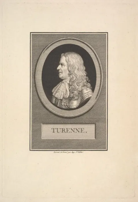 Framed Print : Portrait of Henry de la Tour, Vicomte de Turenne, 1800. Creator: Augustin de Saint-Aubin Framed Print : Portrait of Henry de la Tour, Vicomte de Turenne, 1800. Creator: Augustin de Saint-Aubin