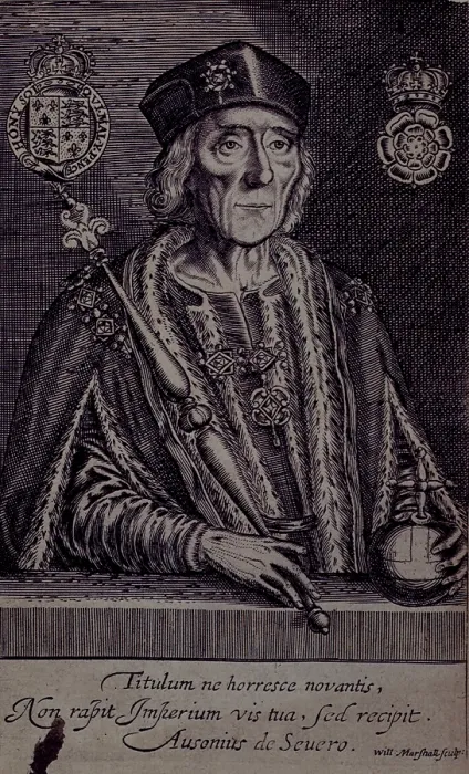 Framed Print : Portrait of Henry VII, 1638. Creator: William Marshall Framed Print : Portrait of Henry VII, 1638. Creator: William Marshall