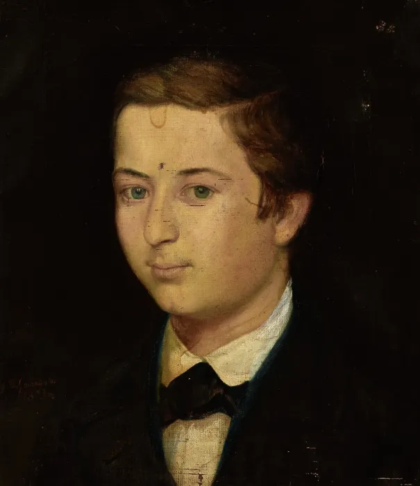 Framed Print : Portrait of Henryk Poller, 1853. Creator: Andrzej Bronislaw Grabowski Framed Print : Portrait of Henryk Poller, 1853. Creator: Andrzej Bronislaw Grabowski