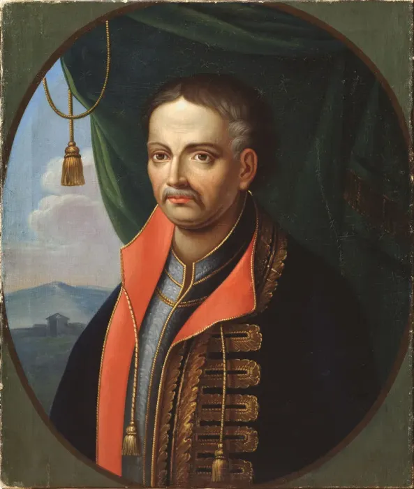 Framed Print : Portrait of the Hetman Ivan Mazepa (1639-1709). Artist: Zemlykov, Stepan (Early 19th century) Framed Print : Portrait of the Hetman Ivan Mazepa (1639-1709). Artist: Zemlykov, Stepan (Early 19th century)
