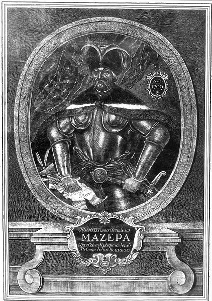 Portrait of the Hetman Ivan Mazepa (1639-1709), 1709. Artist: Anonymous
