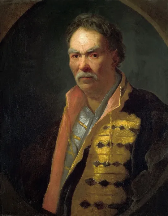 Framed Print : Portrait of a Hetman (Ivan Mazepa?), 1720s. Artist: Nikitin, Ivan Nikitich (1680s-after 1742) Framed Print : Portrait of a Hetman (Ivan Mazepa?), 1720s. Artist: Nikitin, Ivan Nikitich (1680s-after 1742)