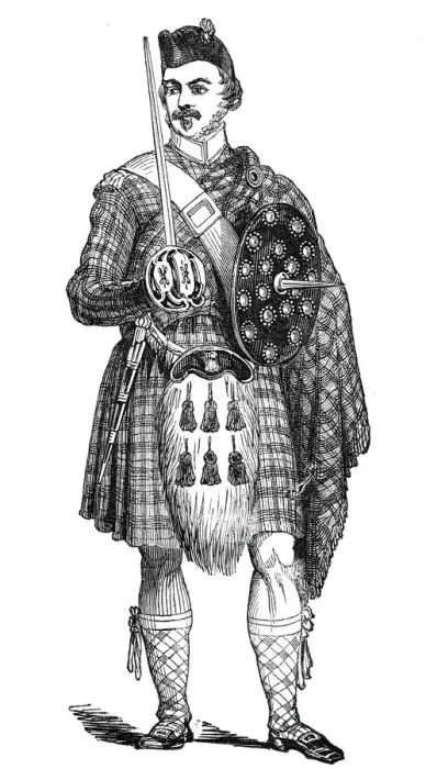 Framed Print : Portrait of a highland guardsman, at Blair Athol, 1844. Creator: Unknown Framed Print : Portrait of a highland guardsman, at Blair Athol, 1844. Creator: Unknown