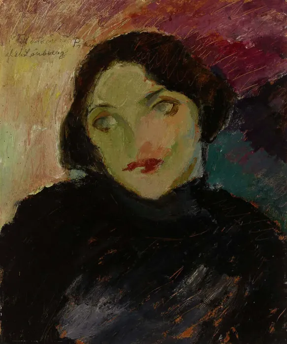 Framed Print : Portrait of Hilja Ramstedt, 1915. Creator: William Lonnberg Framed Print : Portrait of Hilja Ramstedt, 1915. Creator: William Lonnberg